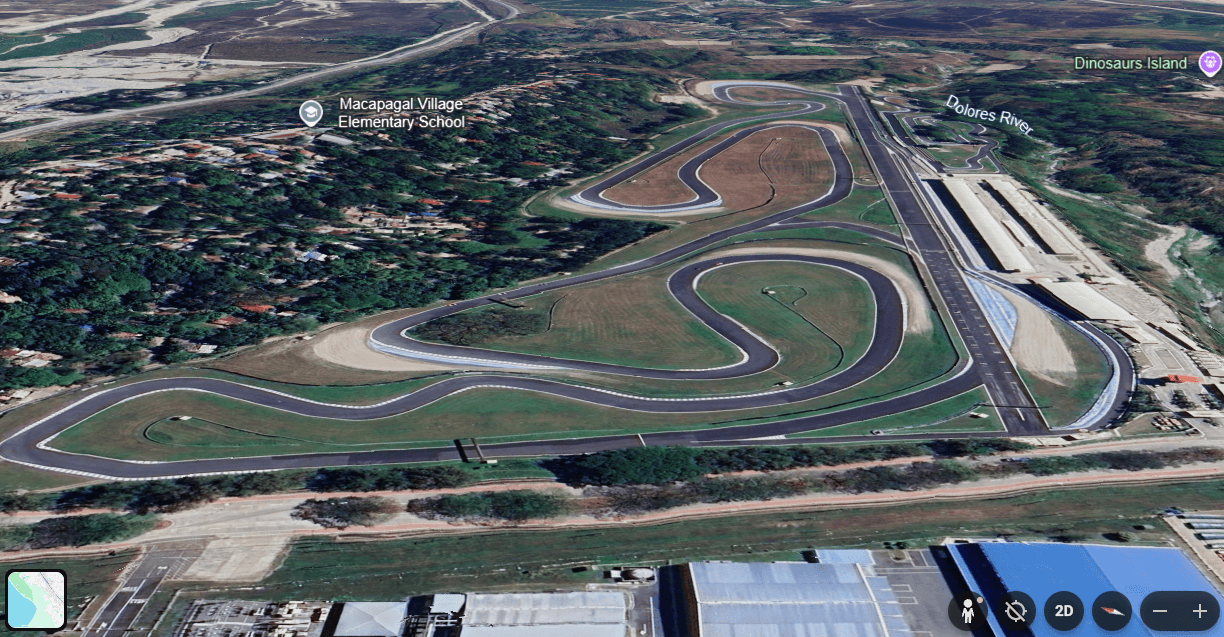 Clark International Speedway 3D view
