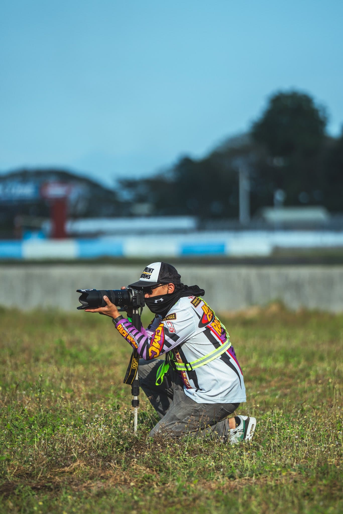 Photographer capturing the action